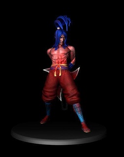 samurai shodown basara samurai anime meraviglia Giochi ninja arma spada arte sculture 3d print model - Mito3D