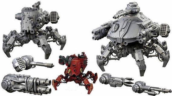 kum tarayıcı tank çeşitli silahlar seçenekler Warhammer 42k admech 40k oyunlar oyuncaklar bilim fi minyatürler yazdırılabilir çöl tanklar bilimkurgu mekanik yürüteç 3d print model - Mito3D