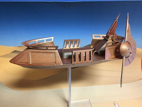 sand skiff star wars starwars sandskiff skywalker jedi disney games toys 3d print model - Mito3D