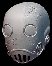 sable tempête couronne masque cosplay jouet casque 3d modèle hellboy jeux jouets 3d print model - Mito3D