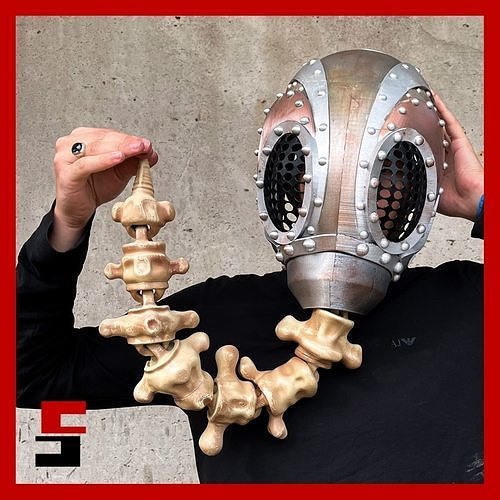 Sandmann Helm artikuliert Träume Cosplay Halloween flexi Sand Maske Traum Siegel Hobby DIY 3D print model - Mito3D