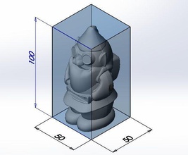 santa claus weihnachtsmann charakter weihnachtsmast weihnachten geschenk 3dprint alter frau spielzeug plastik puppe solidworks indonesien lernprogramm oberfläche spielzeuge spiele 3d print model - Mito3D