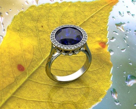 zafiro anillos de compromiso la joyería oro moda anillo sterling boda plata piedra y belleza el platino gem brillante ruby vintag los 3d print model - Mito3D