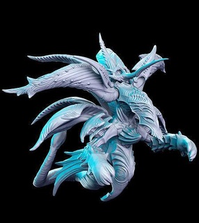 sapphire weapon final fantasy 32mm pre-supported 3d print miniature miniatures figurines dnd dungeon dragons heroquest futuristic sculpture printable cloud remake character games toys board 3d print model - Mito3D