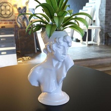 Sappho Topf Pflanzer Kunst Vase Stifthalter Statue Skulptur Skulpturen 3d print model - Mito3D