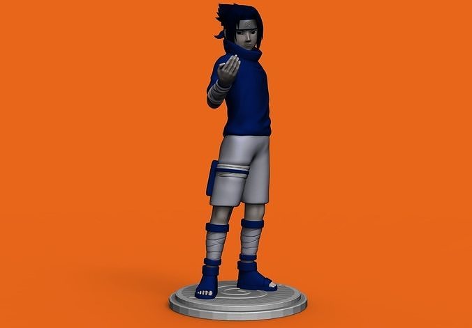 sasuke uchiha naruto ragazzo shippudent Giochi giocattoli arte sculture 3D print model - Mito3D