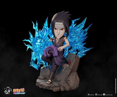 Sasuke Uchiha savaş Itachi Kakashi anime ninja Akatsuki Madara karakter obito Boruto Naruto kakashiha almak Sanat heykeller 3d print model - Mito3D