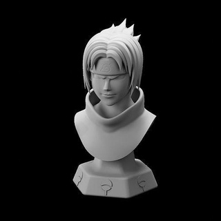 Sasuke Uchiha büst Naruto paylaşımcı anime manga oyunlar oyuncaklar 3d print model - Mito3D