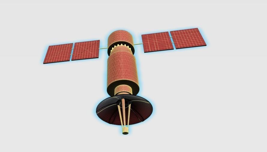 uydu 3d yazdırılabilir bilim 3dprintable malzeme aerospace smallscale Astronomi fizik 3D print model - Mito3D