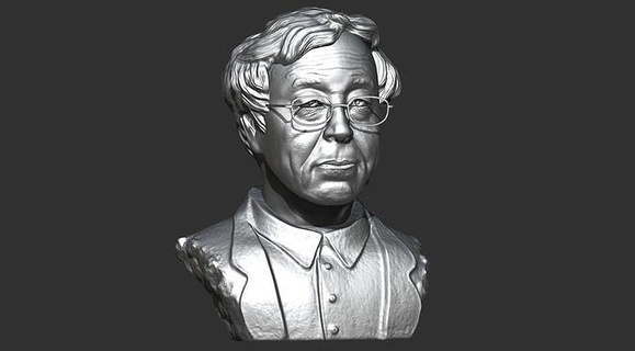 satoshi Nakamoto impression stl portrait art sculpture personnage 3dprint sculptures 3d print model - Mito3D