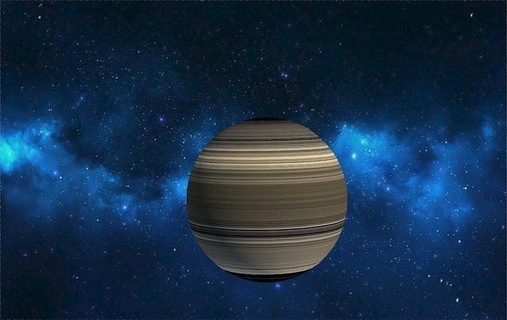 Saturno modelo constelación astronomía planeta espacio astrología Ciencias física 3d print model - Mito3D