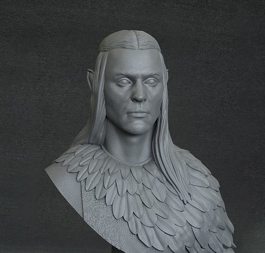 sauron anillos of lotr medio tierra oscuro señor busto tolkien orco villano aragorn legolas anatar gandalf frodo mordor escultura semejanza miniatura balrog juegos juguetes 3D print model - Mito3D