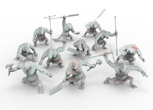 vahşi mağara troller spartatroll devrim ordu savaş fantezi minyatürler trol oyunları cüce masaüstü zindan dağ 28mm manzara lordlar 32mm goblinler önceden desteklenen oyunlar oyuncaklar 3d print model - Mito3D