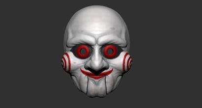saw billy puppet - mask cosplay games-toys sawbilly sawbillypuppet film halloween sawmask sawbillymask jigsaw jigsawcosplay jigsawmask maskcosplay toy helmet games toys game accessories 3d print model - Mito3D