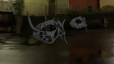 saytr legna ninfa maschere moda arte maschera festa halloween mascherata decorare carnevale fantasia design passatempo fai 3d print model - Mito3D