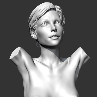 sc menina fracasso 3d impressão modelo fofa mulher fêmea cara decoração personagem humano cabeça retrato arte esculturas 3d print model - Mito3D