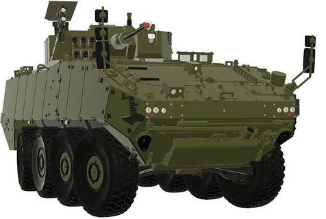scala modello ifv mowag gdels piranha v serbatoio esercito militare drago 8x8 passatempo fai 3d print model - Mito3D