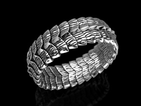bilancia of drago gioielleria stampa 3dprinted stampabile anelli design squillare gioiello d'oro stampa oro prototipazione argento nozze motociclista 3d print model - Mito3D