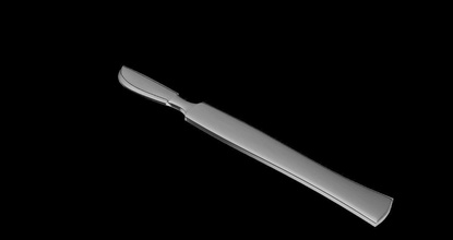 scalpel prêts à l'impression 3d modèle 033 le couteau sharp de l'acier l'équipement outil coupe arme blanche l'intervention chirurgicale la lame médecine fonctionnement science biologie 3d print model - Mito3D