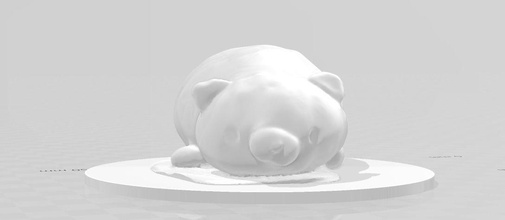 varredura of animal modelado almofada peluche gato urso natureza estatueta brinquedo jogos brinquedos 3d print model - Mito3D