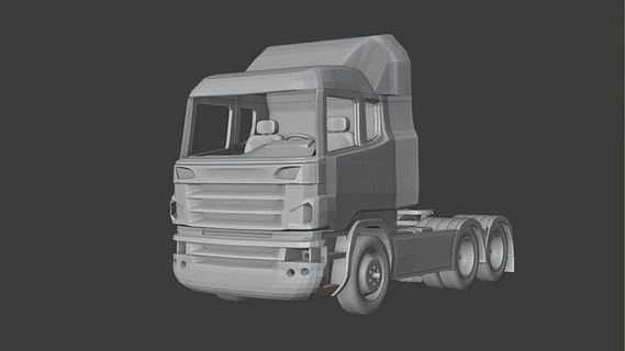 scania lkw modell 3d drucker fahrzeug volvo automobil wagen reifen rad daf ets2 euro truck simulator renault iveco hobby diy 3d print model - Mito3D