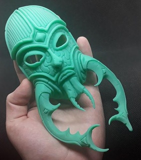scarab mask 3d print 3dprint highpoly zbrush sculpture art printable sla photopolymer resin fantasy fiction fdm helmet face egypt sculptures 3d print model - Mito3D