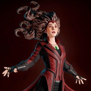 scarlet witch scarletwitch marvel 3d wanda avengers art sculptures 3d print model - Mito3D