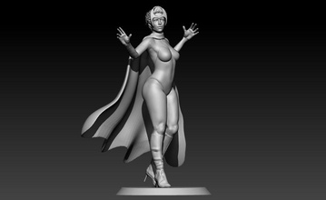 escarlate bruxa estátua 3d maravilha vingadores jogos brinquedos 3d print model - Mito3D