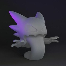 scary haunter v1-1 nintendo pikachu glasty gengar tcg pokemon poke monster sculpture art scans replicas 3d print model - Mito3D