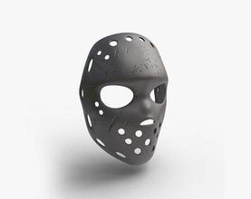 korkutucu hokey maske şapka korku kask maskesi cadılar bayramı kostüm baş kaleci Jason Voorhees Spor Dalları plastik ekipman hobi kendin yap 3d print model - Mito3D