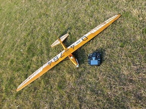 schneider grunau baby iib rc vintage glider wingspan 2000mm scale airplane aircraft hobby diy 3d print model - Mito3D