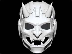 sci fi cyberdemon casco v2 cyber demone scifi airsoft cosplay maschera 3dshophelmet meccanico testa robot giochi giocattoli gioco accessori 3d print model - Mito3D
