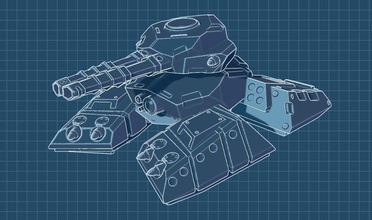 sci fi hover robot tank 3d printable model technology military weapon scifi 40k warhammer space alien xeno electronics war future machine fighter games toys board 3d print model - Mito3D
