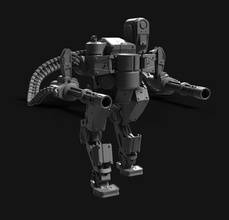 sci fi robot mech mecha robotic gundam mechanic character futuristic anime robo metalic fiction technology machine games toys 3d print model - Mito3D