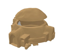 scifi mud hut - stl files games-toys scenery building star desert sand wars games toys game accessories 3d print model - Mito3D
