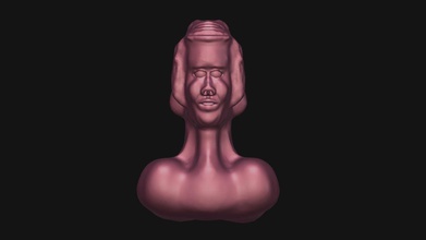 sculpture visage 3d art animation sculptures 3d print model - Mito3D