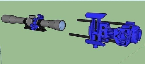 escopo cam faça 3d impressão telescópio tecnologia equipamento hobbies industrial ferramenta passatempo mecânico partes 3d print model - Mito3D