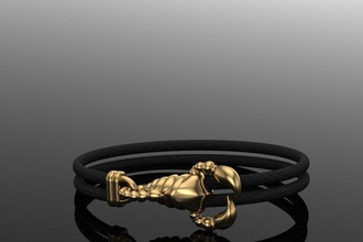 scorpion bracletes gold silver jewelry sterling ring jewellery jewel wedding engagement desktop diamond ring fashion beauty necklace apparel vintag connection abstract art luxury bracelets 3d print model - Mito3D