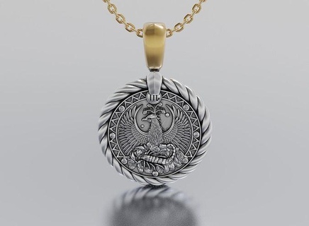 scorpion horoscope pendant jewelry shining platinum luxury necklace chrome rope art luster silver gem diamond ring gold brilliant sterling pendants 3d print model - Mito3D