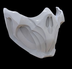 escorpión máscara 3d imprimible expediente juego azar videojuego cosplay maschera juegos juguetes 3d print model - Mito3D