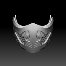 escorpión máscara cosplay mortal kombat 11 3in1 mk bricolaje diy pasatiempo disfraz masculino accesorios 3d impresión modelo 3d print model - Mito3D