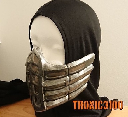 escorpión mk95 película máscara mortal kombat cosplay moda 3d print model - Mito3D