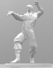 scorpion mortel kombat combat masculin bipède jeux jouets 3d print model - Mito3D