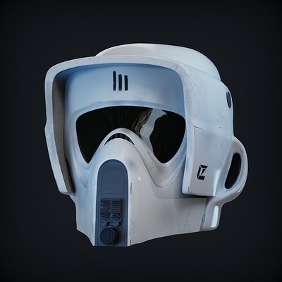 explorar soldado casco vida talla escala explorador stormtrooper motociclista especialista guerra galaxias 3dprint vestir cosplay tamaño natural jedi mandaloriano imperio proteger moda 3d print model - Mito3D