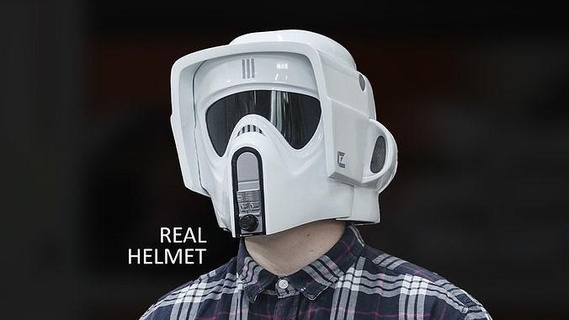 batedor Soldado capacete impressão jogos brinquedos acessórios 3d print model - Mito3D