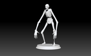 scp 096 esqueleto estatua escultura violación contención hombre modesto horror criatura juegos juguetes fundación sangre imparable memes 3d print model - Mito3D