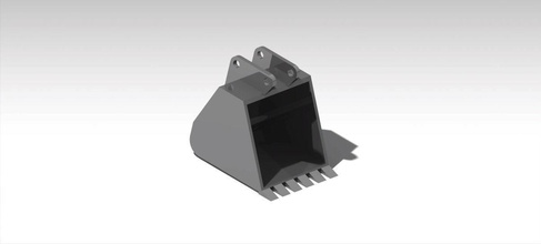 Schaber mechanisch shovel Bagger Technologie gestalten Audio Gerät Hobby DIY Automobil 3d print model - Mito3D