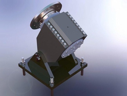 tornillo bomba fondo rodamiento montaje equipo maquinaria solido representación eje Ciencias Ingenieria 3d print model - Mito3D
