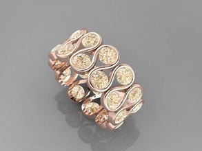 tornillo anillo accesorios Moda 3d matriz joyería oro diseñador GoldDesigner JewelleryDesigner joya sencillo fusión tendencia tendencias oreja modelo conjunto diamante anillos 3d print model - Mito3D