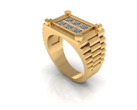 vidalamak yüzük takı yazdırılabilir gümüş elmas mücevher nişan sterlin platin moda altın parmak giyim güzellik kolye yüzükler 3d print model - Mito3D